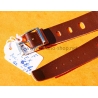 Bracelet montres pilote 20mm ancien de style militaire montre aviateurs simili cuir marron caractère vintage