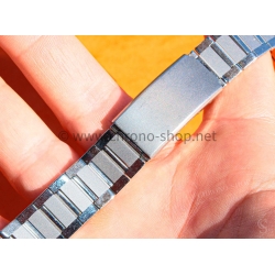 Vintage 70s bracelet 20mm flat-link folded links watch Steel band omega Seamaster Speedmaster