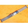 Bracelet milanais 18mm Vintage de Montres acier 60-70 bracelet Mesh pour Breitling,Omega,Heuer,Tissot,IWC