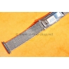 Bracelet milanais 18mm Vintage de Montres acier 60-70 bracelet Mesh pour Breitling,Omega,Heuer,Tissot,IWC