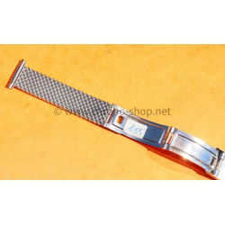 Vintage watch bracelet milanese mesh strap divers band NOS 1950s/60s Breitling, Omega,IWC,Tissot