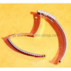 Bracelet milanais 18mm Vintage de Montres acier 60-70 bracelet Mesh pour Breitling,Omega,Heuer,Tissot,IWC