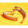 Bracelet milanais 18mm Vintage de Montres acier 60-70 bracelet Mesh pour Breitling,Omega,Heuer,Tissot,IWC