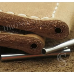 PANERAI tubes internes protection de pompes acier 24mm bracelets cuir Panerai Luminor