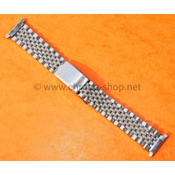 Vintage Collectible watch Ssteel bracelet jubilee Beads of Rice 20mm Patek,Heuer,IWC,Omega,Breitling,Vacheron