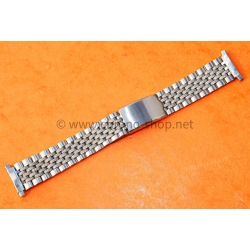Vintage Collectible watch Ssteel bracelet jubilee Beads of Rice 20mm Patek,Heuer,IWC,Omega,Breitling,Vacheron