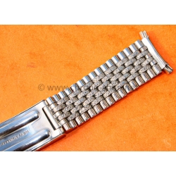 Vintage Collectible watch Ssteel bracelet jubilee Beads of Rice 20mm Patek,Heuer,IWC,Omega,Breitling,Vacheron