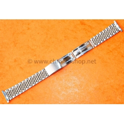 Vintage Collectible watch Ssteel bracelet jubilee Beads of Rice 20mm Patek,Heuer,IWC,Omega,Breitling,Vacheron
