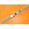 Bracelet jubilée Acier Anses courbes 20mm Montres vintage Heuer,IWC,Omega,Breitling,Vacheron, Jaeger