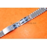 Bracelet jubilée Acier Anses courbes 20mm Montres vintage Heuer,IWC,Omega,Breitling,Vacheron, Jaeger