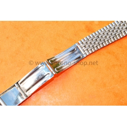 Vintage Collectible watch Ssteel bracelet jubilee Beads of Rice 20mm Patek,Heuer,IWC,Omega,Breitling,Vacheron