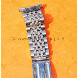 Vintage Collectible watch Ssteel bracelet jubilee Beads of Rice 20mm Patek,Heuer,IWC,Omega,Breitling,Vacheron
