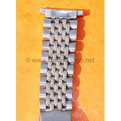 Bracelet jubilée Acier Anses courbes 20mm Montres vintage Heuer,IWC,Omega,Breitling,Vacheron, Jaeger