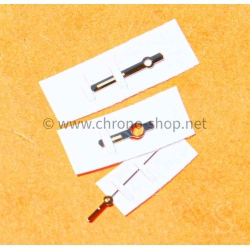 Watch parts set of 3 yellow gold handset luminova ladies watches