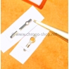 Accessoire montres jeu d'aiguilles or jaune luminova montres dames
