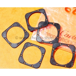 Cartier VA140004 watch part lot of 3 x gaskets caseback black color New Authentic Cartier Santos Galbé VA140004 627