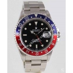 Rolex GMT Master watch NOS PEPSI Blue & Red color S/S 16700,16710,16760 Bezel 24H Insert Part