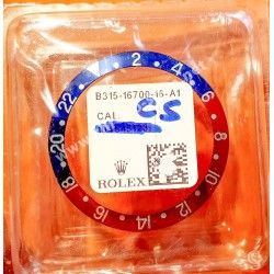 Rolex GMT Master watch NOS PEPSI Blue & Red color S/S 16700,16710,16760 Bezel 24H Insert Part