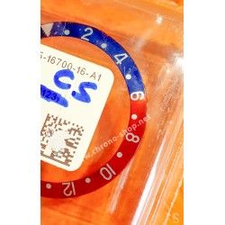 ROLEX 90's INSERT PEPSI ROUGE BLEU INSERT GRADUE 24H LUNETTE MONTRES GMT MASTER 16700,16710,16760 PEPSI