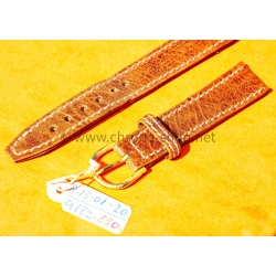 Bracelet cuir massif de buffle couleur marron 19mm montres Rolex,Breitling,Omega,IWcC,Jaeger
