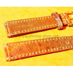 Bracelet cuir massif de buffle couleur marron 19mm montres Rolex,Breitling,Omega,IWC,Jaeger