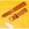 Bracelet cuir massif de buffle couleur marron 19mm montres Rolex,Breitling,Omega,IWC,Jaeger