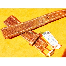 Bracelet cuir massif de buffle couleur marron 19mm montres Rolex,Breitling,Omega,IWC,Jaeger