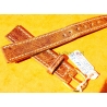 Bracelet cuir massif de buffle couleur marron 19mm montres Rolex,Breitling,Omega,IWC,Jaeger