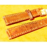 Bracelet cuir massif de buffle couleur marron 19mm montres Rolex,Breitling,Omega,IWC,Jaeger