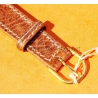 Bracelet cuir massif de buffle couleur marron 19mm montres Rolex,Breitling,Omega,IWC,Jaeger