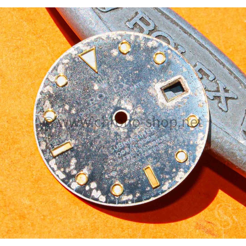 ROLEX CADRAN TRITIUM VINTAGE USAGÉ MONTRES SUBMARINER DATE OR ACIER 16808,16803,16613,16618 Cal auto 3135