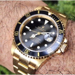 ROLEX CADRAN TRITIUM VINTAGE USAGÉ MONTRES SUBMARINER DATE OR ACIER 16808,16803,16613,16618 Cal auto 3135