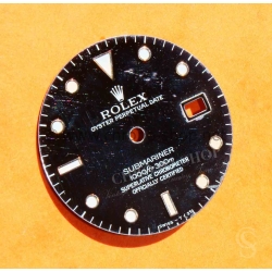ROLEX RARE CADRAN 168000 MONTRES SUBMARINER DATE TRANSITION 16800, 168000, 16610 TRITIUM cal auto 3035