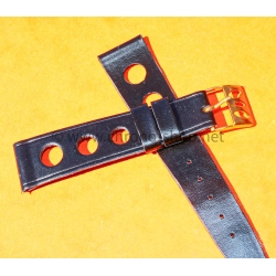 Bracelet vintage montres pilote 20mm ancien de style militaire montre aviateurs simili cuir noir patiné