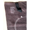 Tudor sports towel accessory in black viscose,featuring Tudor Pro Cycling Team branding