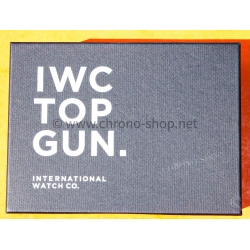 IWC Schaffhausen Authentic and rare black watch box IWC TOP GUN Limited edition