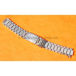 Vintage 70s bracelet 20mm flat-link folded links watch Steel band omega Seamaster Speedmaster