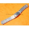 Vintage 70s bracelet 20mm flat-link folded links watch Steel band omega Seamaster Speedmaster