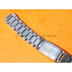 Vintage 70s bracelet 20mm flat-link folded links watch Steel band omega Seamaster Speedmaster