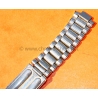 Vintage 70s bracelet 20mm flat-link folded links watch Steel band omega Seamaster Speedmaster