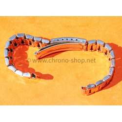 Vintage 70s bracelet 20mm flat-link folded links watch Steel band omega Seamaster Speedmaster
