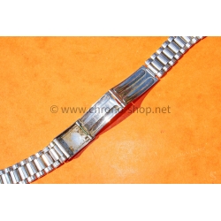 Vintage 70s bracelet 20mm flat-link folded links watch Steel band omega Seamaster Speedmaster