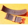 Original PANERAI OFFICINE LEATHER STRAP ASSOLUTAMENTE BROWN CALF 24mm STRAP WATCHES RADIOMIR,LUMINOR,MARINA