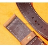 Original PANERAI OFFICINE LEATHER STRAP ASSOLUTAMENTE BROWN CALF 24mm STRAP WATCHES RADIOMIR,LUMINOR,MARINA