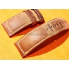 Original PANERAI OFFICINE LEATHER STRAP ASSOLUTAMENTE BROWN CALF 24mm STRAP WATCHES RADIOMIR,LUMINOR,MARINA