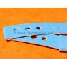BRACELET RALLY BRACELET RACING PERFORÉ VINTAGE STYLE CUIR BLEU TRURQUOISE 14mm MONTRES VINTAGE