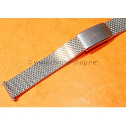 Vintage watch bracelet milanese mesh strap divers band 18mm NOS 1950s/60s Breitling, Omega,IWC,Tissot