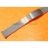 Vintage watch bracelet milanese mesh strap divers band 18mm NOS 1950s/60s Breitling, Omega,IWC,Tissot