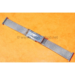 Vintage watch bracelet milanese mesh strap divers band 18mm NOS 1950s/60s Breitling, Omega,IWC,Tissot