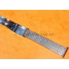 Vintage watch bracelet milanese mesh strap divers band 18mm NOS 1950s/60s Breitling, Omega,IWC,Tissot